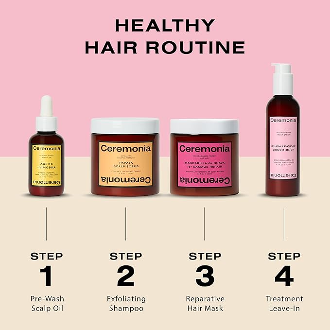 Ceremonia Guava Leave-In Conditioner | Hydration Repair Cream, 6.7 Fl Oz