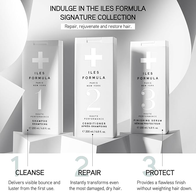 ILES FORMULA Finishing Serum for Frizz Control & Heat Protection (200mL)