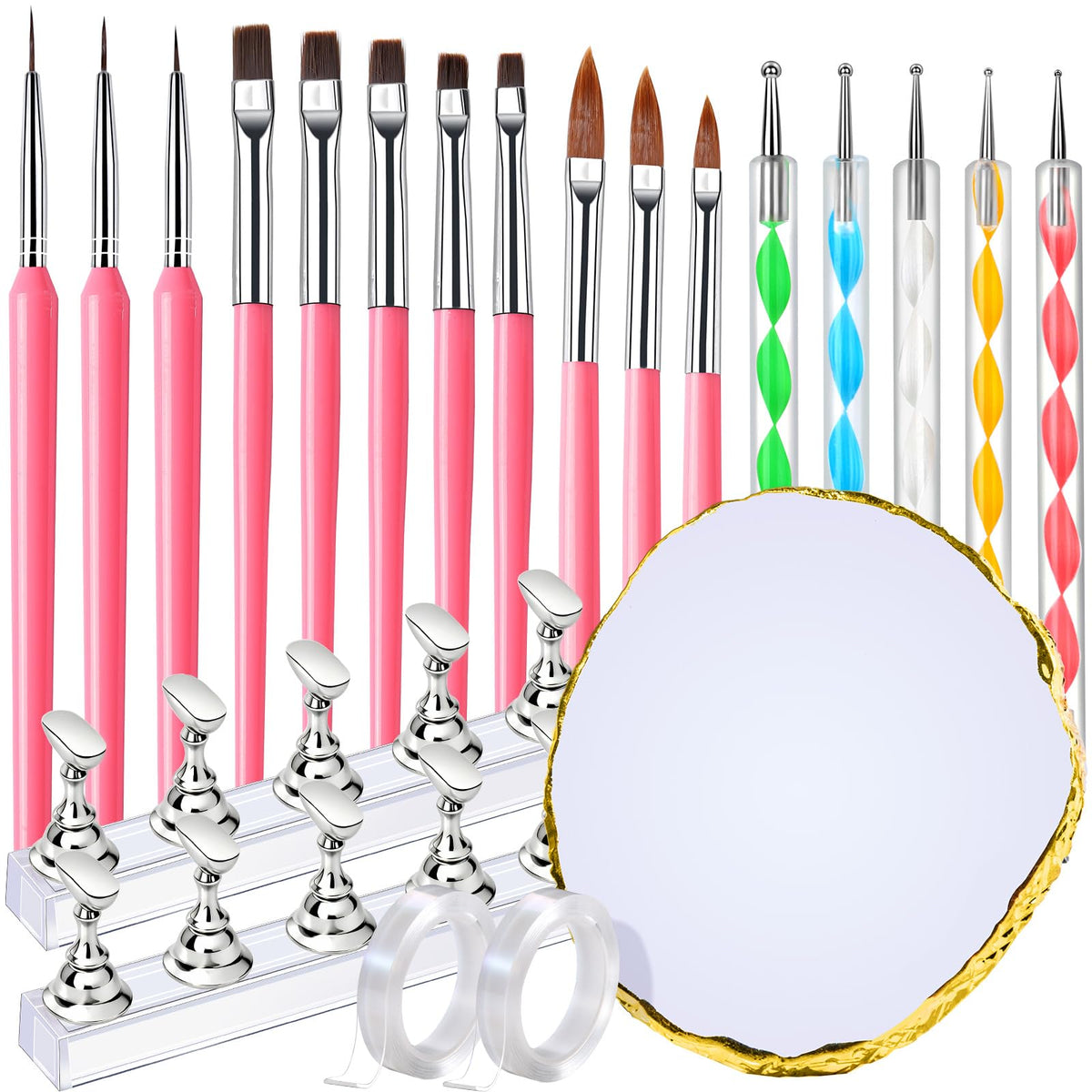 FANDAMEI Nail Art Pens, Nail Art Tools, Nail Design Tools, Nail Stuff
