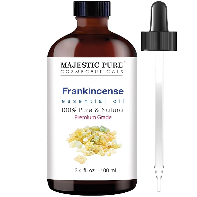Majestic Pure Frankincense Essential Oil for Diffuser - 3.4 Fl Oz