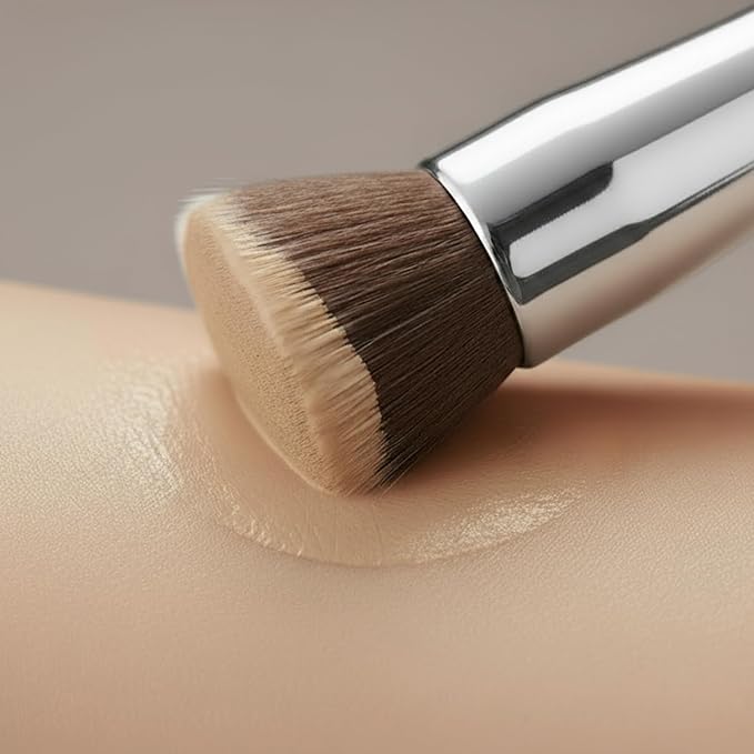 Lamora Flat Top Kabuki Foundation Brush - Liquid Cream Powder Face Brush