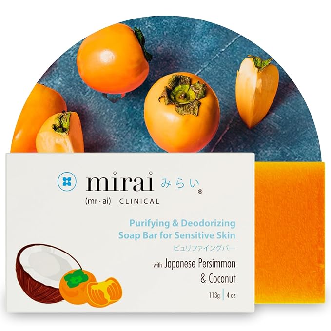 Mirai Clinical Persimmon Soap for Old People Smell, Nonenal® Solution, 100g