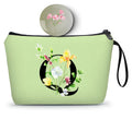 Birthday Thank You Appreciation Monogrammed Gifts for Mom Aunt Teacher Sister Friend Coworkers Bride Bridesmaid Makeup Cosmetic Bag with Mirror Mothers Day Christmas Graduation Q