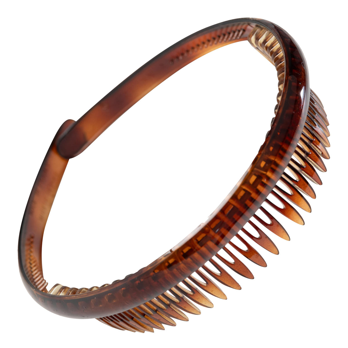 Camila Paris CP3646 French Headband for Women, Beige, Strong Hold Grip Women's Hair Band, Very Flexible, No Slip and Durable Styling Girls Hair Accessories, Made in France