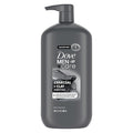 DOVE MEN + CARE Body and Face Scrub for Men, Charcoal Body Wash, 30 oz