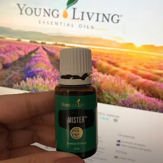 Young Living Mister Premium Essential Oil | 15 ml | Aromatherapy for Balance & Vitality | Masculine Energy Support | Enriched with Sage & Lavender | 100% Natural Blend of Oils for Men & Women