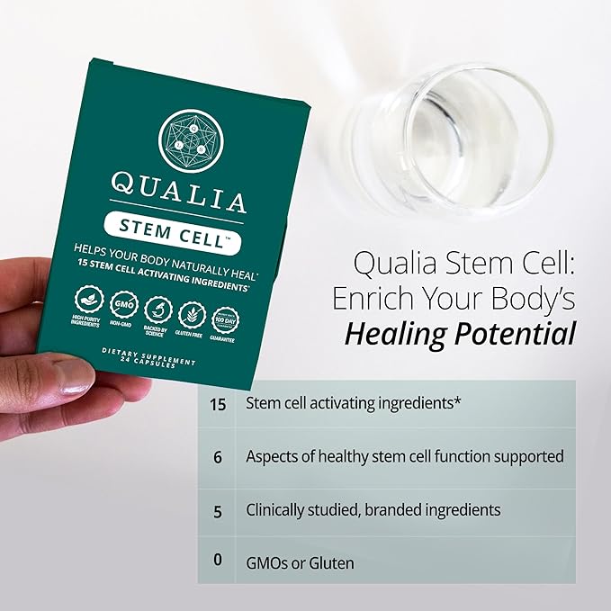 Qualia Stem Cell Supplement for Healthy Aging and Immune System Resilience