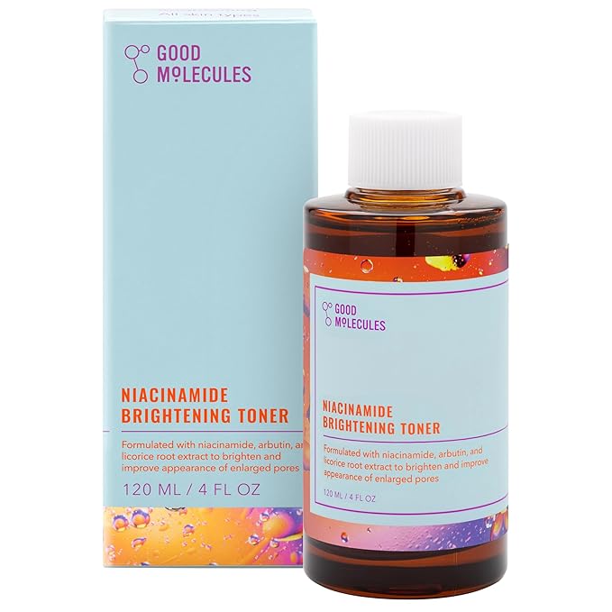 Good Molecules Niacinamide Brightening Toner with Arbutin, 4 fl oz