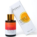 Kerala Botanics Ayurvedic Vitamin C Face Oil – Brightening Face Serum with Bakuchiol, Rosehip Oil & Squalane for Dark Spots, Fine Lines & Dull Skin – Non-Greasy Glow Oil for All Skin Types, 1 Fl Oz