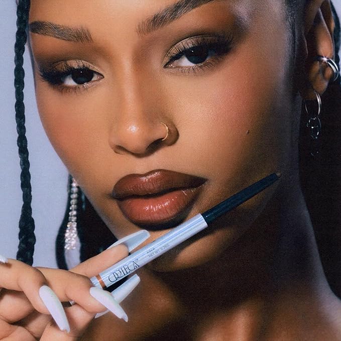Ortega Beauty Soft Contour Lip Liner By Etienne Flex Precision Tip, Infused with Blue Agave For Defined and Plump Lips
