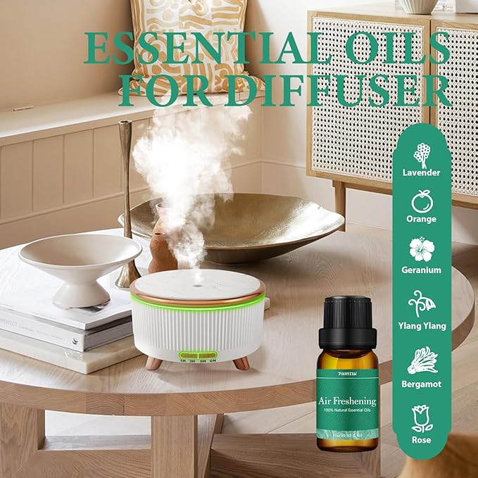 FUHITIM Essential Oils Blends Set for Diffusers for Home 6x10ml