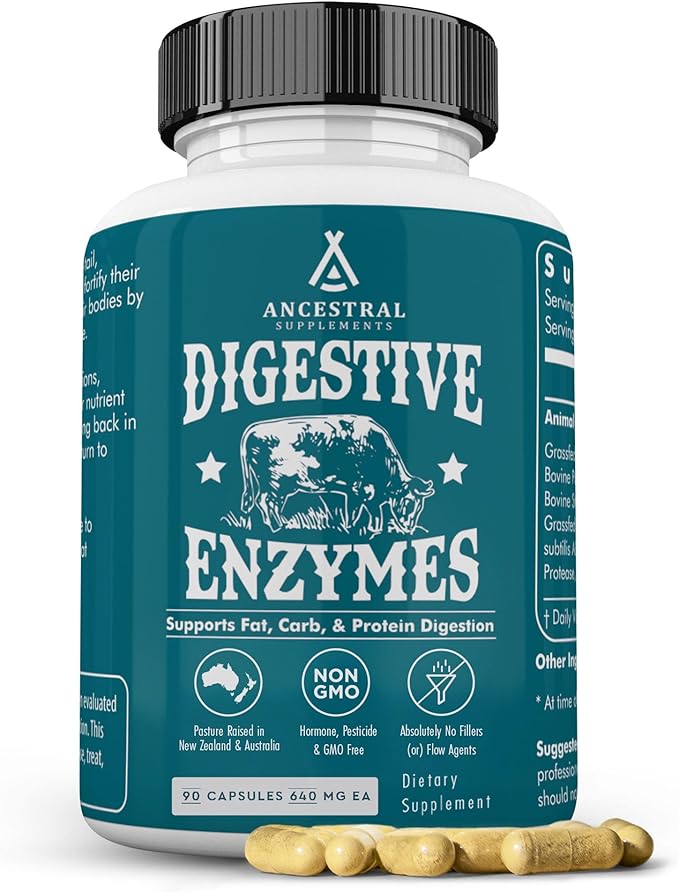 Ancestral Supplements Digestive Enzymes for Women & Men, 90 Ct