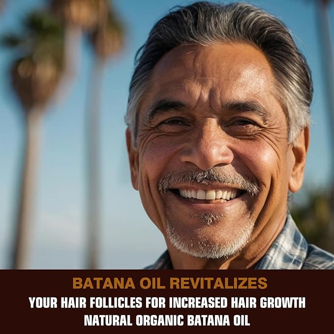 Yacemira Organic Batana Oil for Hair Growth & Repair | 100% Pure, Unrefined Hair Treatment | Strengthens, Moisturizes, Reduces Hair Fall | 4.15 oz