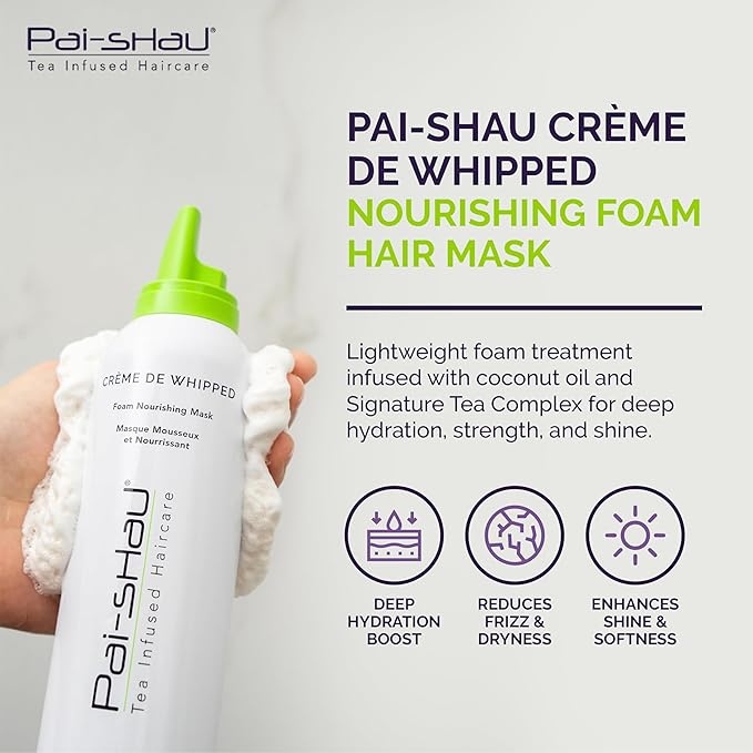 Pai-Shau - Creme de Whipped Hair Mask, Hydrating for Dry & Damaged Hair
