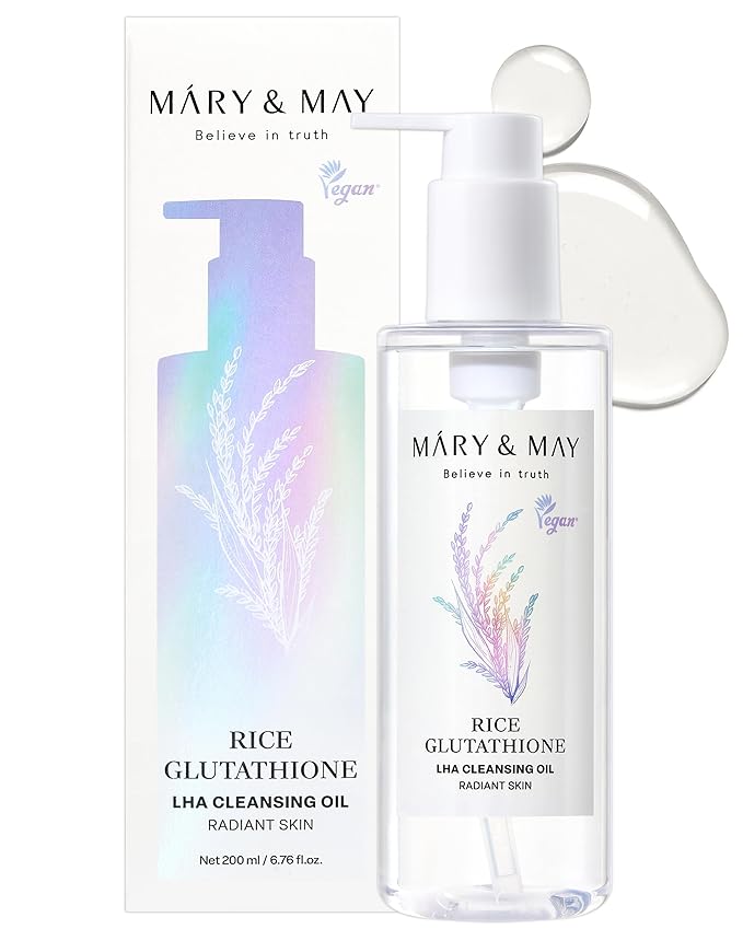 Mary&May Rice Glutathione LHA Cleansing Oil, 6.76 fl.oz