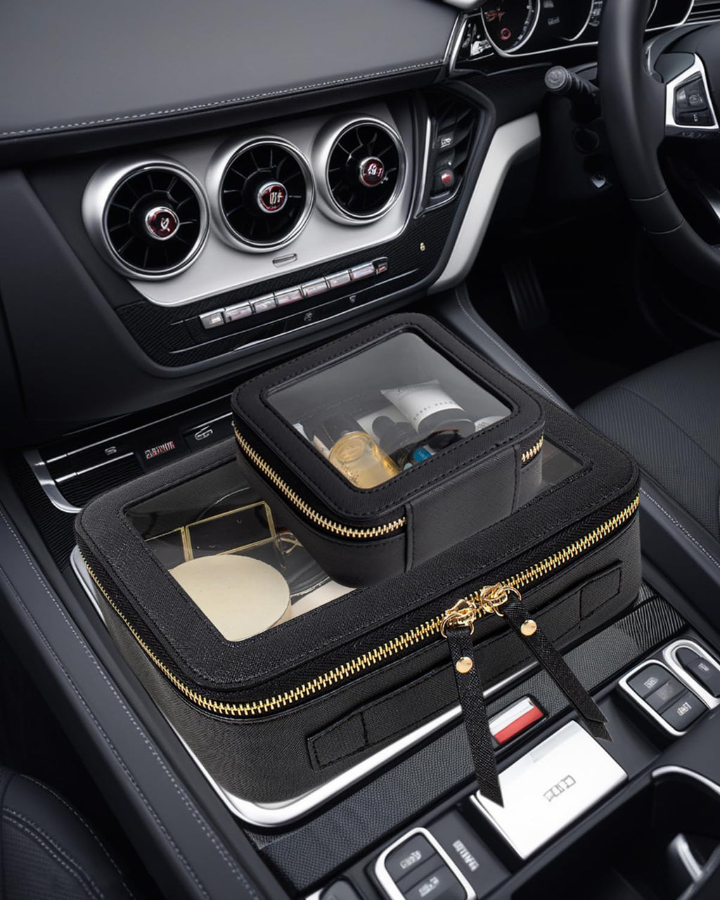 Clear Mahjong Tile Bag, Makeup Bag Set Travel Makeup Case Clear Cosmetic Travel Bag Small Makeup Organizer Mini Make Up Pouch for Purse Waterproof Toiletry Bag Portable Car Essentials Car Organizer