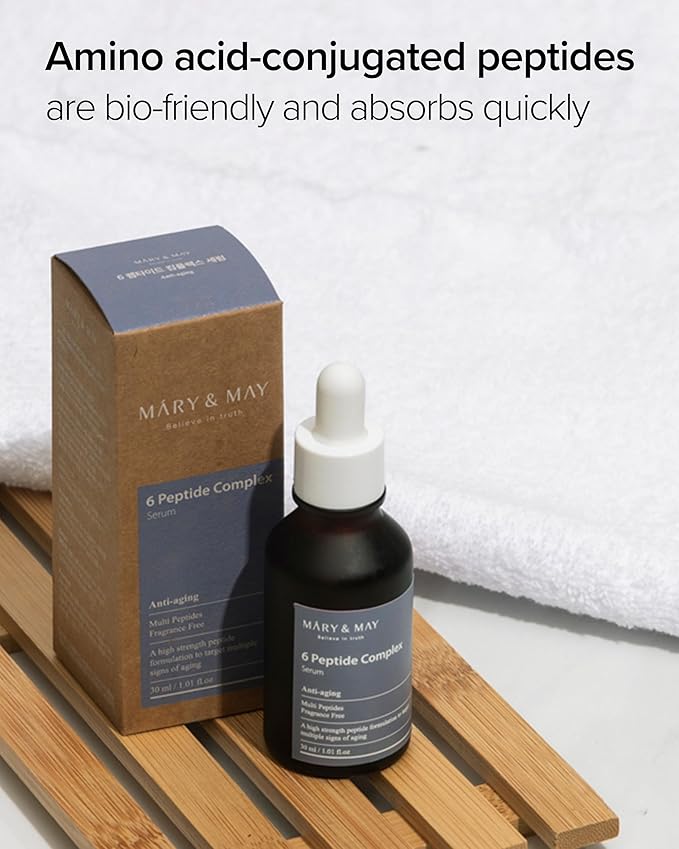 Mary&May 6 Peptide Complex Serum, Copper Peptide + Matrixyl 1.01 fl.oz