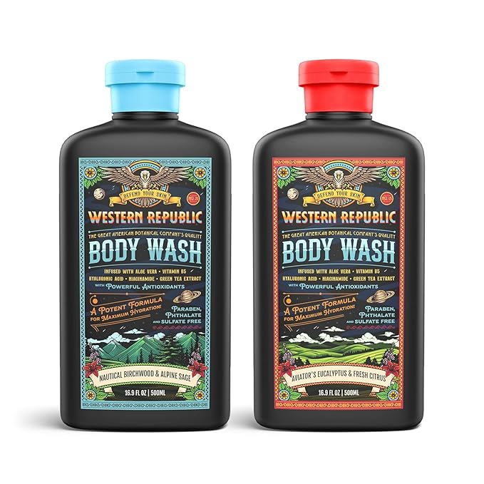 Western Republic - Body Wash Shower Gel Duo - 500ml 2 Pack