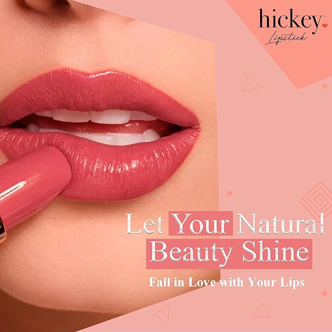 Hickey Lipstick Refill - Birthday Suit (Best Nude) - Hydrating Formula with Jojoba Oil, Long Lasting Velvet Finish Formula - Vegan & Gluten-Free
