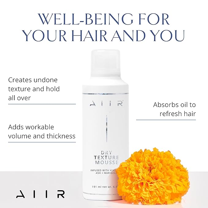 AIIR Dry Texture Mousse - Volumizing & Thickening Root Lifter Mousse, 6.5oz