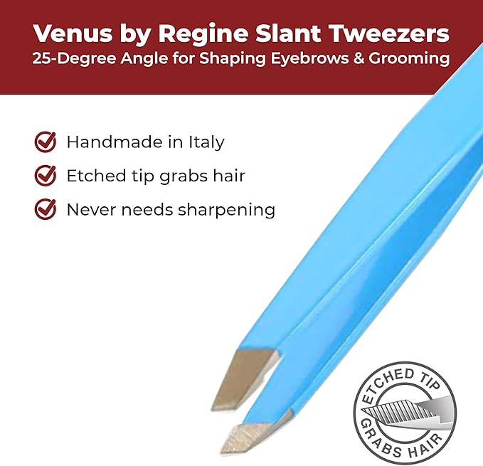 Venus by Regine Slant Tweezers, Blue