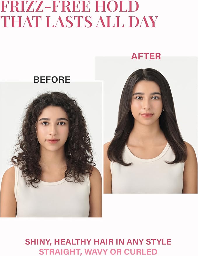 GLAMPALM GlamMuse 1" | All-Ceramic Flat Iron Infused with Vita-C, Salon Results with Less Heat Damage, Trusted by K-Pop Hair Stylists, Dual Voltage Hair Straightener, Silk Press | GP201T