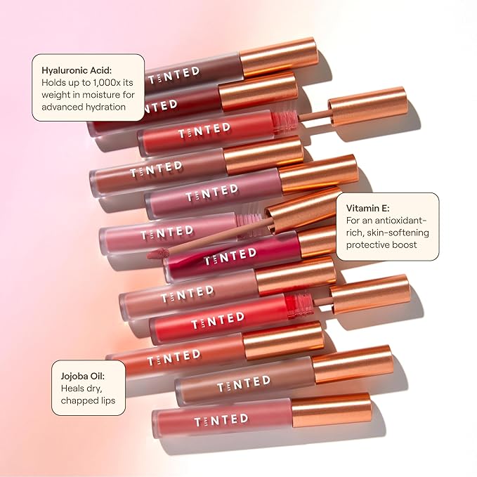 Live Tinted Huelip Liquid Lip Creme Lipstick - Orangey Red, 0.09 fl oz