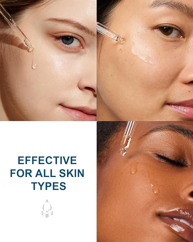 Yoken EWG Verified Hyaluronic Acid Serum for Face 8 + 2 fl oz, Vitamin B5 & Triple Pure Hyaluronic Acid 2%, hydrating Facial Serum for refined texture Hydrating Serum Plump Dry Skin Fragrance-Free