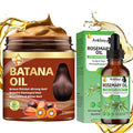 Batana Oil for Hair Growth & Rosemary Oil for Hair Growth,Raw Batana Hair Mask Rosemary Hair Growth Serum,Hair Oil for Dry Damaged Hair,Promotes Hair Thickness for Men Women