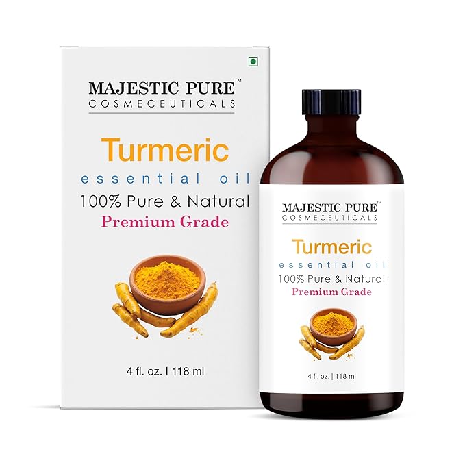 Majestic Pure Turmeric Essential Oil for Diffuser - 4 Fl Oz