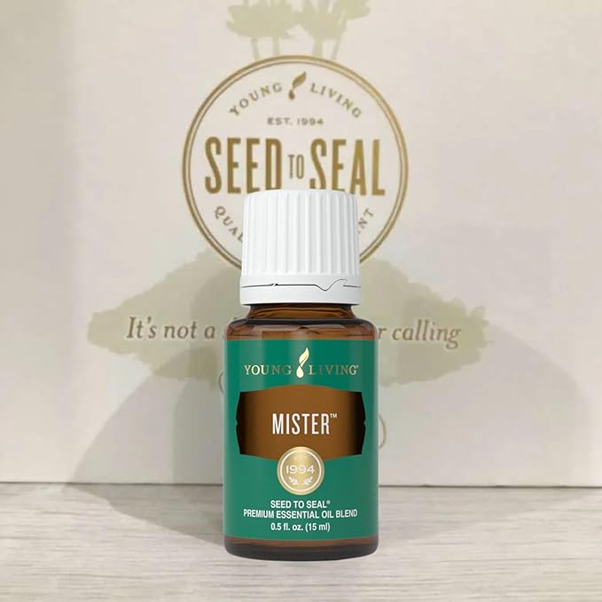 Young Living Mister Premium Essential Oil | 15 ml | Aromatherapy for Balance & Vitality | Masculine Energy Support | Enriched with Sage & Lavender | 100% Natural Blend of Oils for Men & Women
