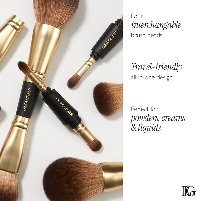 LAURA GELLER Makeup Brushes - 20 4-in-1 Travel Makeup Brushes