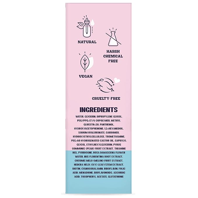 Purifect Good 4 Skin Multi-Vitamin Facial Serum with Vitamin C, E, B & K - Hydrating & Brightening Face Serum for All Skin Types, Supports Skin Barrier, Moisturizing, Vegan, Cruelty Free - 1 fl oz