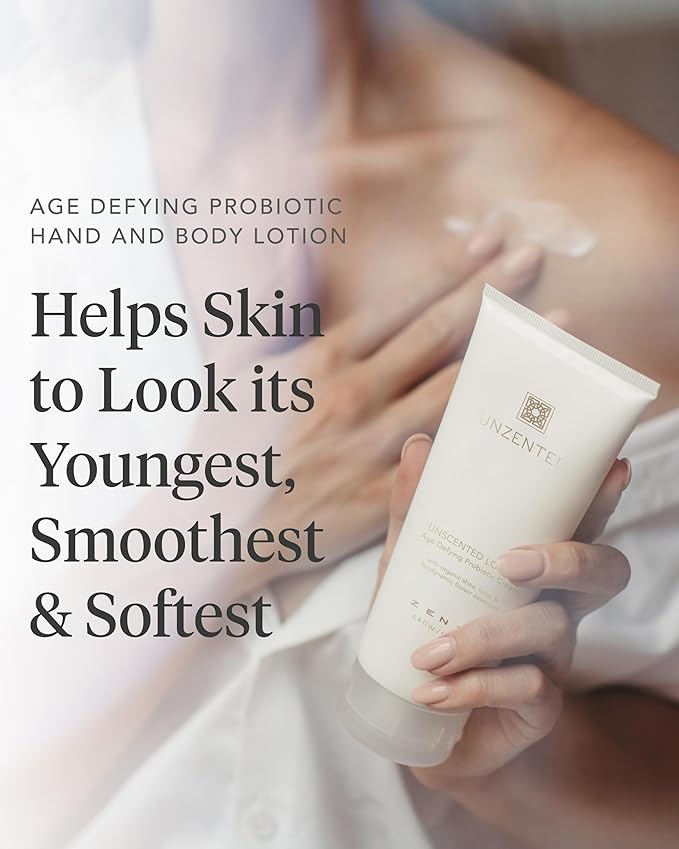 Zents Age-Defying Probiotic Body & Hand Lotion (Fragrance-Free) 6.4 fl oz