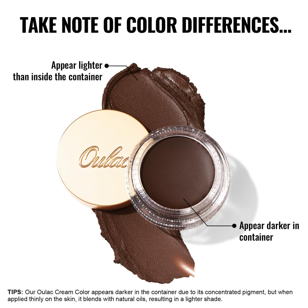 Oulac Matte Eyeshadow 3-in-1 Eyeshadow Eye Primer&Eyeliner Highly Pigmented Waterproof Smudge-proof Long Lasting Wear Smooth&Blendable Formula for Natural Look,Vegan & Cruelty-Free,CM07