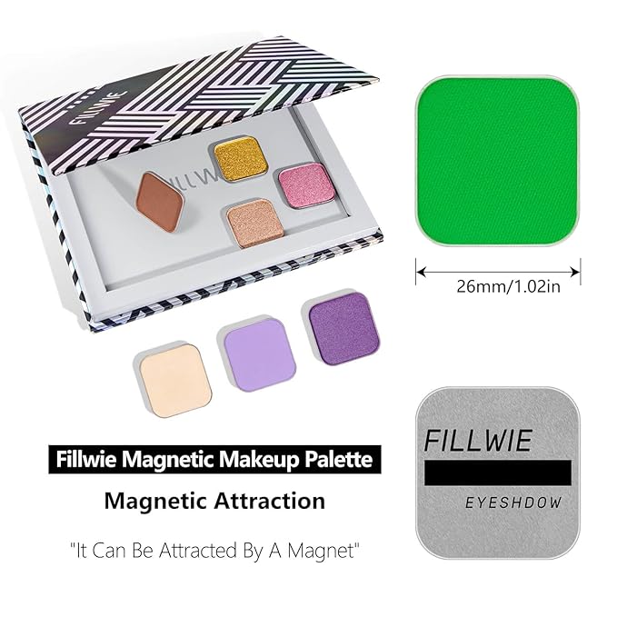 Fillwie Vibrant Apple Green Matte Eyeshadow Single Refill - Bunny Green