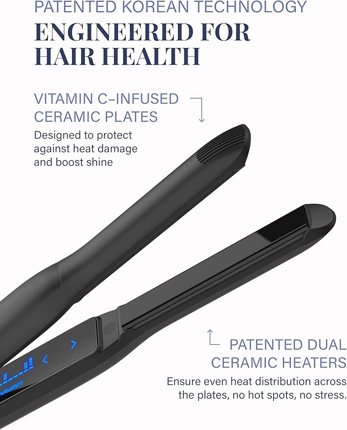 GLAMPALM GlamMuse Small 0.5" All-Ceramic | Korea's No.1 Hair Straightener