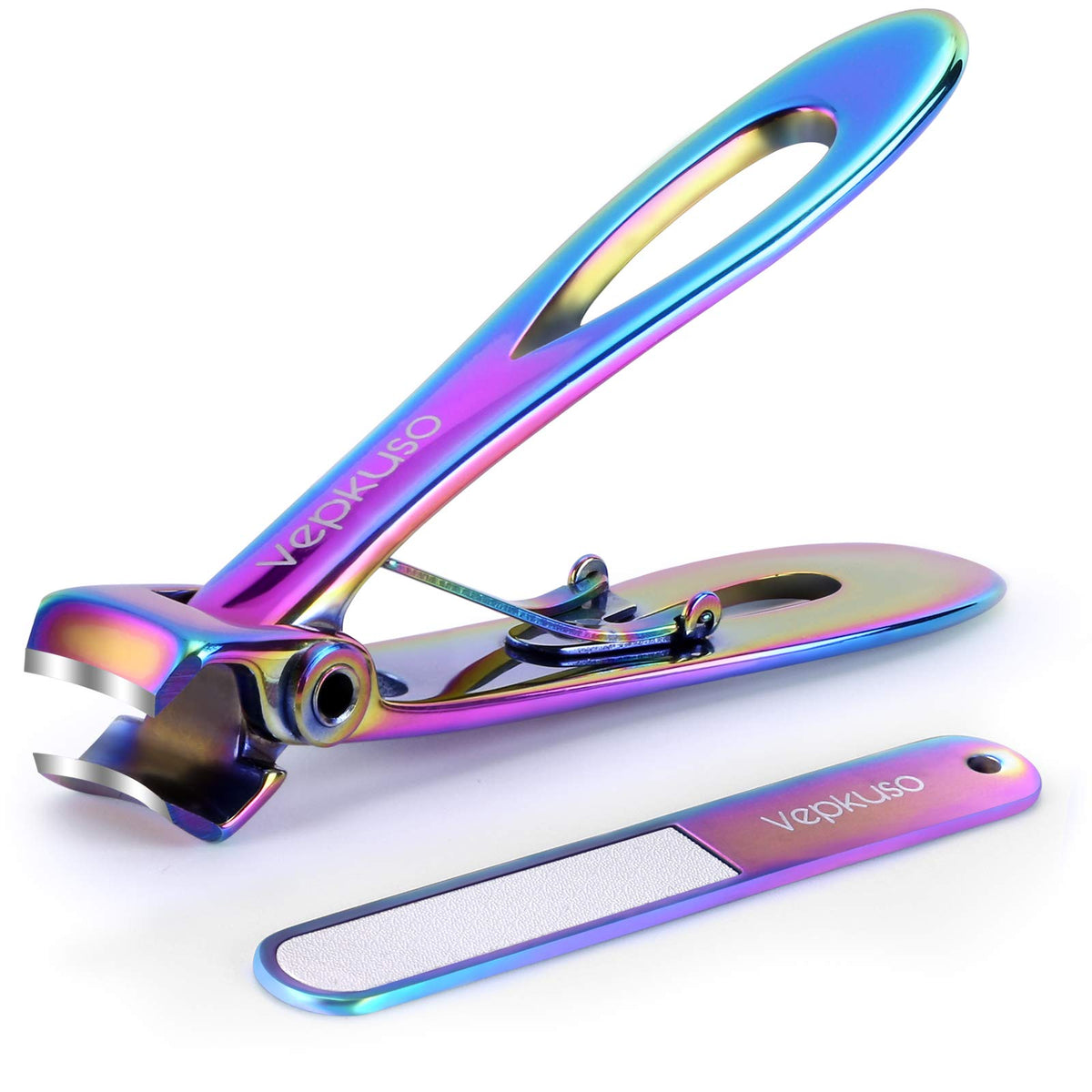 Toenail Clippers for Thick Toenails for Seniors – Vepkuso Ultra Sharp Nail Clippers for Women Large German Fingernail Clippers Cutter Set for Tough Nails, Men, Adult,Gift Idea