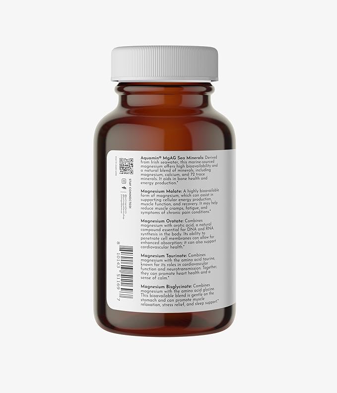 JUST INGREDIENTS Magnesium Complex - 5 Forms Sleep & Mood - 60 Capsules