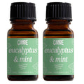 CANDECraftCo Premium Fragrance Oil – Diffuser Oils Fragrances Scented for Home, Candle Soap Making Supplies, Aromatherapy Blends for House (0.34 Fl Oz) (2-Pack, Eucalpytus & Mint)