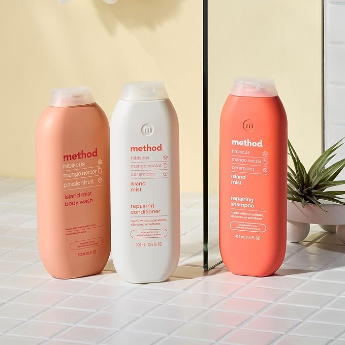 method Repairing Shampoo, Island Mist, 14 fl oz