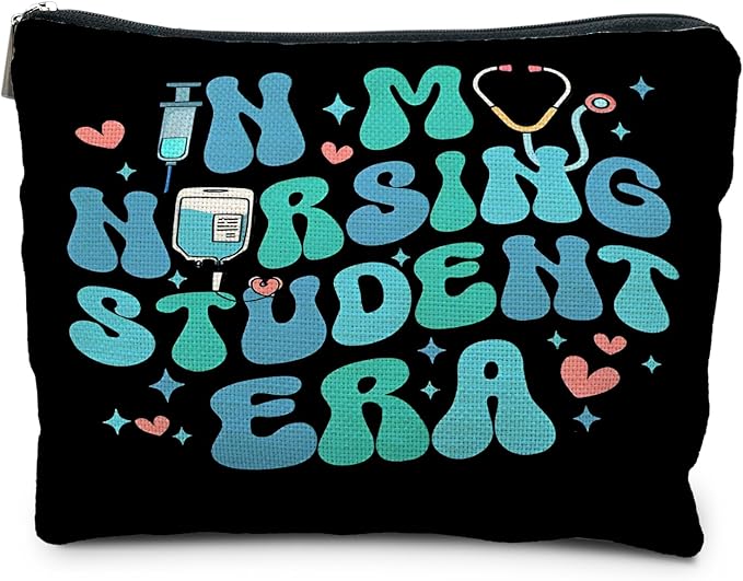 RYYCDOI Nursing Student Gifts, in My Nursing Student Era Makeup Bag, Nursing Students Cosmetic Bags