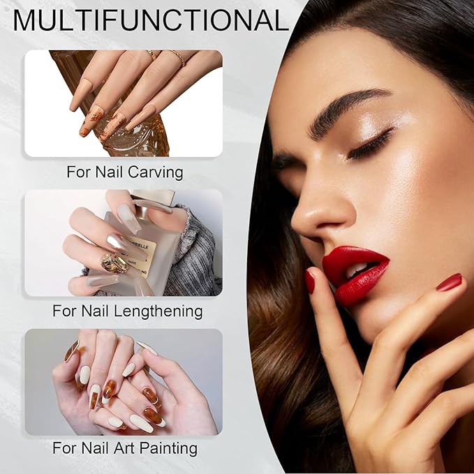 KEMEISI Acrylic Nail Brush Size #08, 100% Pure Kolinsky Nail Art Brushes for Acrylic Application, Sturdy Handle Oval Shaped Acrylic Powder Nail Design Tools for Professional Manicure DIY