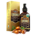VoilaVe USDA Pure Organic Moroccan Argan Oil for Skin, Nails & Hair Growth, Anti-Aging Face Moisturizer, Cold Pressed, Hair Moisturizer, Rich in Vitamin E, As Seen On TV - 4 fl oz