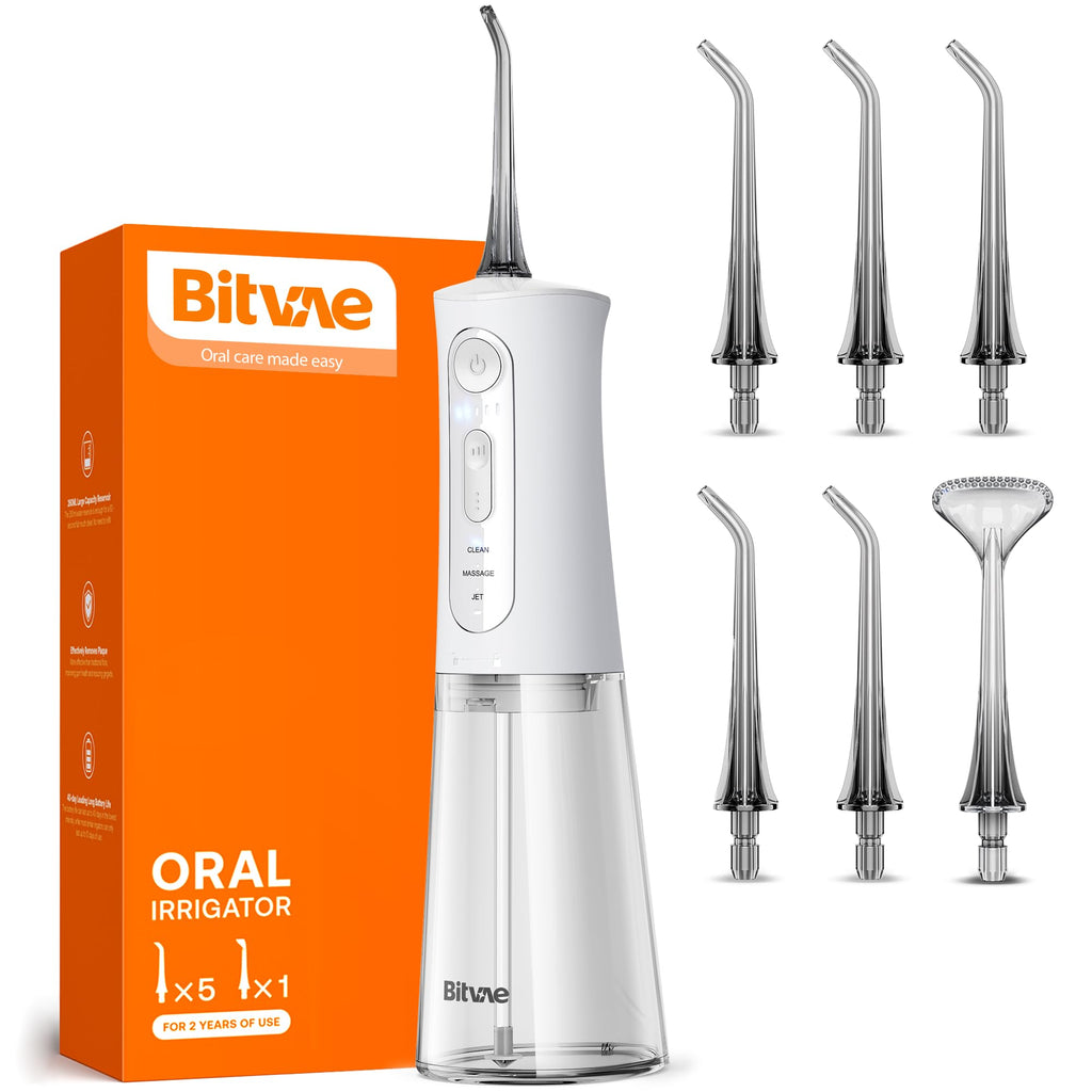 Bitvae Water Dental Flosser for Teeth, Cordless Water Teeth Cleaner Picks