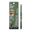 Revlon ColorStay Pencil Waterproof Eyeliner, Smudge-Proof, Eye Makeup with Built-In Sharpener, Long-Lasting, Shimmer Finish, 206 Jade, 0.01 oz