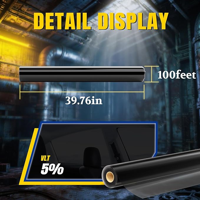ARANA 5% VLT 40"×100FT Ceramic Car Window Tint Film