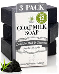 Southern Natural Activated Charcoal Soap Bar For Face & Body, 3 Pack
