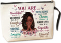 Inspirational Makeup Bag Christian Gifts You Are Beautiful Strong Amazing