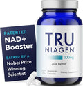 TRU NIAGEN Patented NAD+ Supplement, 300mg Niagen, 90 Servings | Nicotinamide Riboside (NR) Take 1 Daily | 1 Bottle